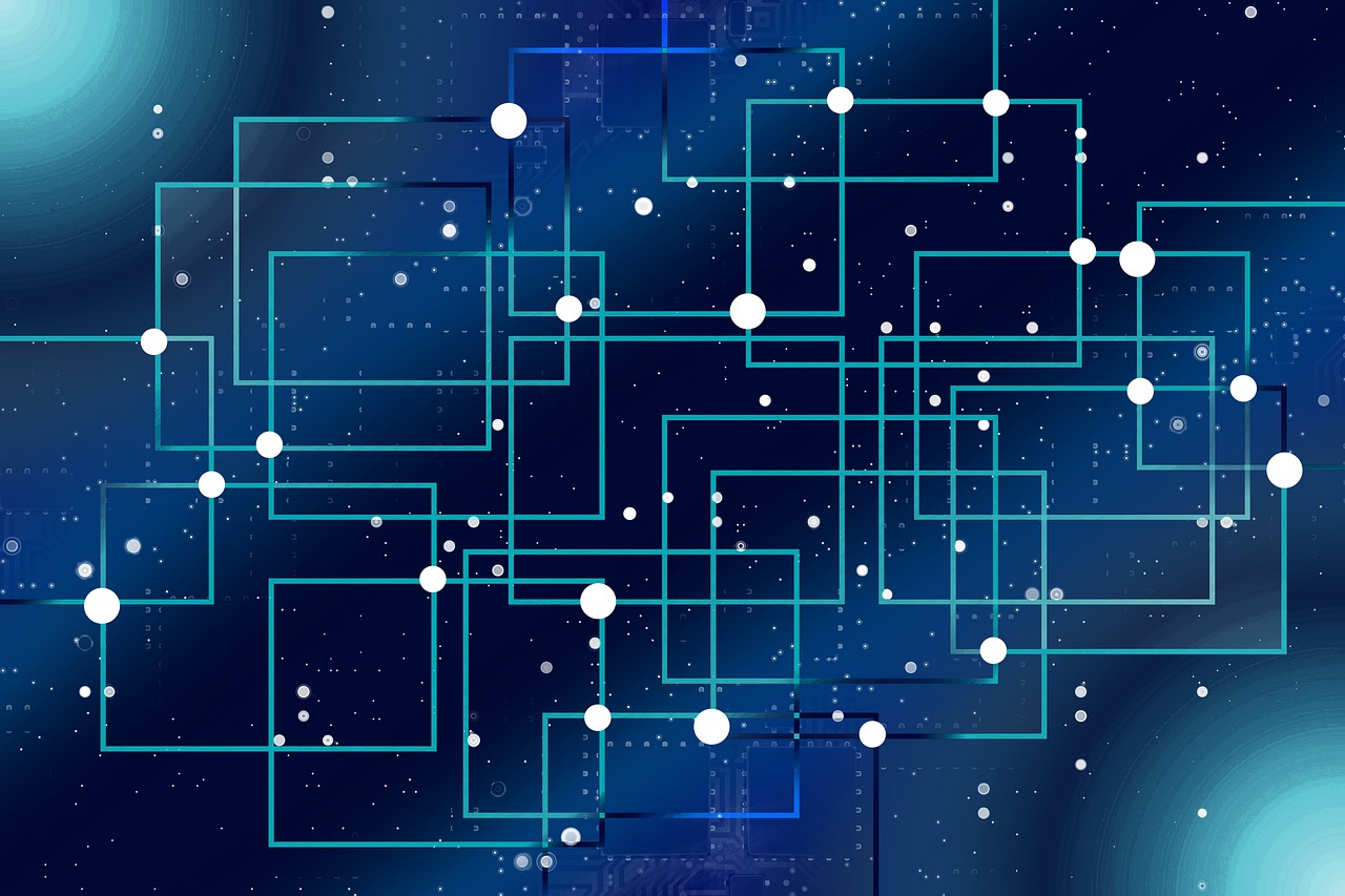 Interconnecting lines and points